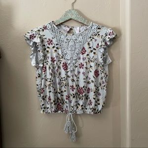 Vintage Style Floral Top